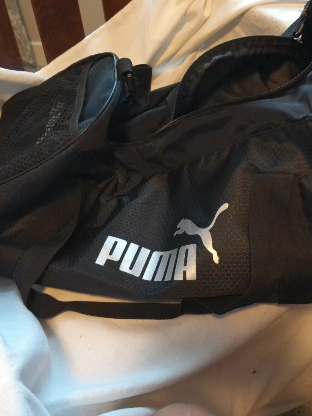 Puma Black Duffel Bag GUC